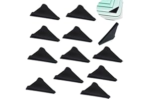 YouU 3mm x 50mm Plastic Corner Protectors Black Toughened Glass Corner Protector Ceramic Tile wrap Angle Plastic Bathroom Lens Right Angle 20 pcs