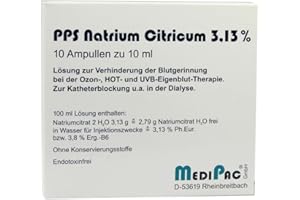 MEDIPAC GMBH NATRIUMCITRAT 3,13% Ampullen 10X10 ml