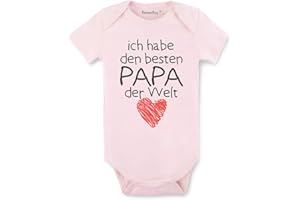 BesserBay Baby Strampler Body Kurzarm Erster Vatertag Geschenk 0-12 Monate