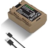 NEEWER Sony A7R V A7S III A7 IV i&ccedil;in NP-FZ100 2400mAh Pil, USB-C Şarj Kablosu, Sony ZV-E1, FX3, FX30, A1, A9, A9 II, A6600, A