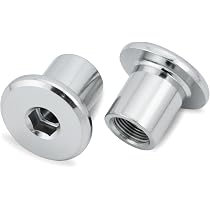 100 Pezzi Rivetti Filettati M6, Dadi Rivetti Filettati,Dadi Filettati con Testa Piatta in Acciaio Inox,Dado per Rivetto,Lega di Alluminio Inserti Filettati Per Metalli, Plastiche, Acciaio e Leghe