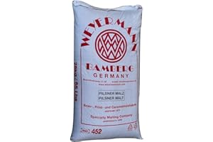 Weyermann Pilsner Malz 25kg ungeschroten/ Braumalz aus Deutschland/ Malz zum Bier brauen/ Biermalz/ Bier selber brauen mit Pilsener Malz 2,5-4,5 EBC