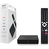 Nokia Streaming Box 8010, Android TV (Chromecast, HDMI, H.264, HEVC H.265, Netflix, Prime Video, Disney+), Schwarz