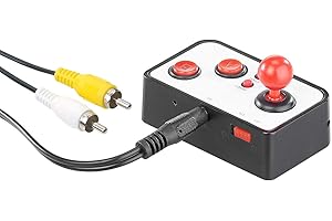 MGT Mobile Games Technology Spielekonsole: Retro-Videospiel-Controller mit 200 8-Bit-Games und TV-Anschluss (Retro TV Spielekonsole, Retro Spiel, Automat)