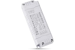 REYLAX Transformateur 220V 12V 20W 1.67A Dimmable Triac & 0/1-10V, Alimentation de Tension Constante Transformateur LED Basse Tension AC à DC Adaptateur Transfo