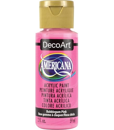DecoArt Americana Acrylfarbe - 59 Ml, Farbe Natur-Buff, Matte Allzweckfarbe Für Basteln, Kunst & Viele Oberflächen