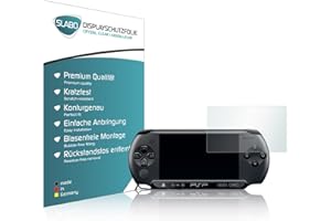 Slabo 2 x Displayschutzfolie kompatibel mit Sony PSP E1000 | E1004 Displayschutz Schutzfolie Folie Crystal Clear KLAR