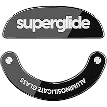 Superglide 2 - Pattini per mouse in vetro ultra resistente, ultra veloce, liscia e durevole per la serie Pulsar Xlite [Rosso