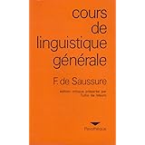 Cours de linguistique générale
