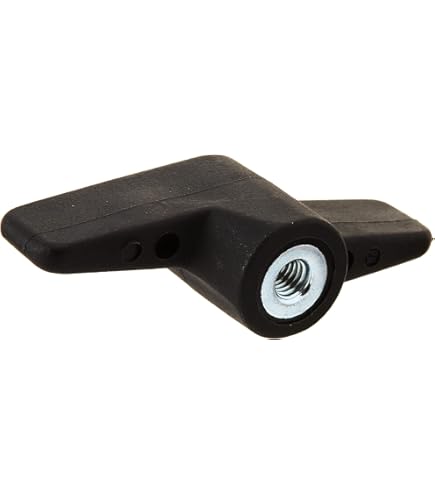 Ganter Normelemente Wing Nut GN 634 55 M8 E DSG | Pack Of 4 | Wing Handle | Black Plastic | Screw Steel M8 - View #8