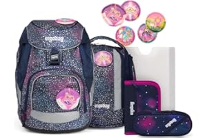 ergobag Confezione da Scuola Backpack Set Zaino, Bearlaxy (Multicolore), Taglia Unica Gioventù Unisex