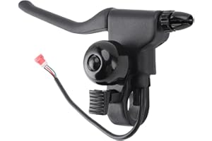 Focket Poignée de Levier de Frein avec Cloches de Rechange pour Pièces de Scooter électrique, Levier de Frein Antidérapant avec Cloche pour Pièce de Rechange DIY pour Scooter électrique