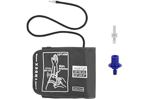 JINSIHU Bracciale Misuratore Pressione 22-52 cm, Misuratore di Pressione Sanguigna Bracciale Extra Large Bracciale Misuratore Pressione, Non Inclusa Macchina, Grigio