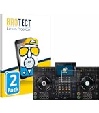 Protezione Schermo In Vetro Opaco Per Pioneer XDJ-RX3 – BROTECT AirGlass Mate, Anti-Riflesso, Durezza 9H, Anti-Impronte, Ultra Sottile E Leggero – Made In Germany