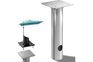 4smile Universal - Bodenhülse für Sonnenschirme, Stabile Bodenhülse zum Einbetonieren für den Bodenanker Ampelschirm