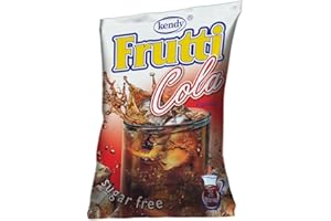 KENDY, Frutti, Aromatizzatore d'acqua senza zucchero, Preparato in polvere per bevanda istantanea, 24 bustine al Gusto Cola