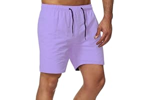 PEUIGNAO Pantaloncini Mare Uomo Costume da Bagno Uomo Costumi da Bagno Maschili Short Mare Shorts Mare Uomo Costume a Pantaloncino Uomo Pantaloncini Spiaggia Surf Piscina Uomo Beach Shorts Men Taglie Forti