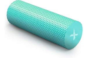 XN8 SPORTS Xn8 Fitness Foam Roller Massager, 45cm Long Muscle Roller for Deep Tissue Massage, Self Massager for Neck & Back Pain, Trigger Point Therapy in Exercise, Pilates, Core Workout, Home Gym - 15cm Dia