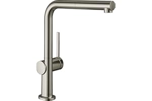 hansgrohe Talis M54 - Mitigeur de cuisine, 1 jet, Robinet avec hauteur sous bec 270 mm, Robinetterie avec bec pivotant, Aspect acier inox, 72808800
