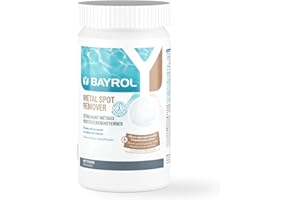 BAYROL Metal Spot Remover 0,8 kg – Polvo eficaz para Eliminar Manchas de óxido en la Piscina – Limpiador de Piscinas