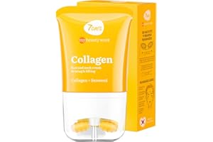 Crema Reafirmante 7Days con Colágeno - Crema Hidratante Facial de Cuidado Coreano - Crema Reafirmante Antiedad para Rostro y Cuello para Mujeres - Masajeador Rodillo Reafirmante Antibolsas, 80 ml