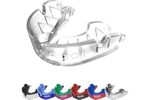 ‎OPRO OPRO Silver Level Adult and Kids Sports Mouth Guard with Case, Mouth Guard with Revolutionary Adjustment Technology for Hockey, Lacrosse, Rugby, MMA, Boxing and BJJ