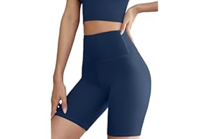 HANERDUN Pantaloncini Donna Pantaloncini Sportivi Push up Leggings Sportivi Pantaloncini da Yoga a Vita Alta Pantaloncini da Corsa