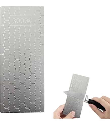 Diamant-Schleifstein-Set – 10 Körnungen Von 80 Bis 3000, Rutschfeste Unterseite, Für Messer, Scheren & Werkzeuge