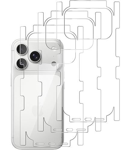 Film Protection Arrière Hydrogel IPhone 17 Pro (6.3") - 3 Pièces Transparent Anti-Rayures Auto-Cicatrisant