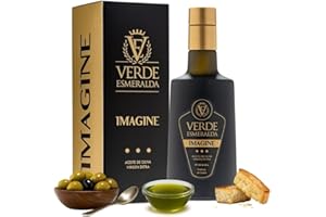 V E VERDE ESMERALDA Verde Esmeralda Aceite de Oliva Picual Imagine – Edición Especial de España-Jaén, 500ml | Olive Oil Premium filtrado de la Sierra de Cazorla, afrutado equilibrado, hierba fresca, tomate y almendra.