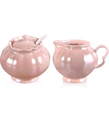 Kristall Sahne & Zucker Set - Elegantes Kaffeeservice Für Zuhause & Geschenkidee