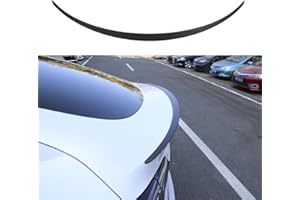 ‎THINSGO ThinSGO Tesla Model Y Matt Echt Carbon Fiber Spoiler Kofferraum Lippe Spoiler Flügel (matt)