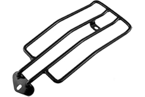 Keenso Étagère de support de bagage arrière pour moto Solo Seat Noir