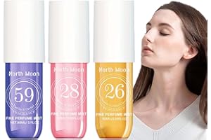 GENERISCH Spray corporal, Perfume Fragante, Body Splash para mujeres, spray perfumado de larga duración, niebla perfumada para el cabello y el cuerpo, Hidrata la piel, adecuado para todas las mujeres (A-B-C)