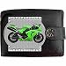 Produktbild Kawasaki ZX10 R Grün Bild auf KLASSEK Marken RFID Herren Geldbörse Portemonnaie Echtes Leder Motorrad Bike Zubehör Geschenk mit Metall Box NICHT OFFIZIELLE Kawasaki Produkte