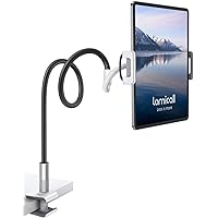 Schwanenhals Tablet Halterung, Lamicall Tablet Halter - Lazy Flexible Einstellbare Lang Arm Ständer für iPad Mini 2 3 4…