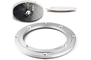 Duchunsheng Lazy Susan Plateau Tournant De Table 30 40 50 60 70cm Roulement À Bille Rotatif Roulement De Base De Plaque Tournante, Paresseuse Roulement De Table, Base Pivotante Rotative À 360°