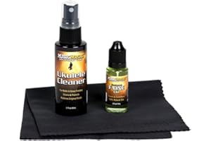 MusicNomad MN142 Premium Ukulele Care Kit 3 Pack