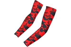 CLOHOMIN Arm Sleeves Sun Protection Compression Sleeves Tattoo Cover Up for Women Men Cooling Athletic Sports Sleeve