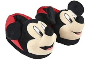 MICKEY MOUSE Mickey 132214 Zapatillas de Casa para Niños, Rojo, 32