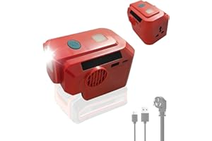 YEZMEK 200W Akku Wechselrichter Kompatibel mit Einhell 18V Akku, wandelt 18V in 220-240V AC mit USB 5V & Typ-C (5-9V) um - versorgt Laptops, Telefone, Tablets, Campinggeräte