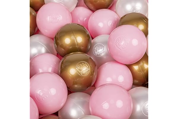 KiddyMoon Bolas Colores para Piscina Plástico Niños Infantil ∅ 7Cm Fabricado UE