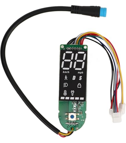 Pantalla LCD Scooter Eléctrico Pantalla LCD / Cuadro De Instrumentos MUEOSI Para Scooter Eléctrico Hitway H5 - Muestra Velocidad, Batería Y Permite Bloqueo Accesorios Patinete Electrico