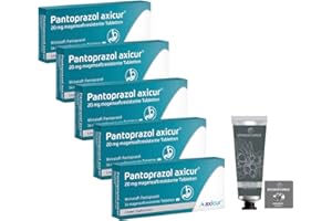 AONELAS Pantoprazol Axicur 20 mg 5 x 14 Tabletten inklusive einer Handcreme ODER Handseife von Apotheken-Express