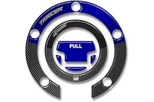 ‎RESIN BIKE Resin Bike Aufkleber für Motorrad Kompatibel mit Yamaha Tracer 900 2018 2020 Tankdeckelschutz vor Stößen und Kratzern. 3D-Harzklebstoff – Stickers - Made in Italy