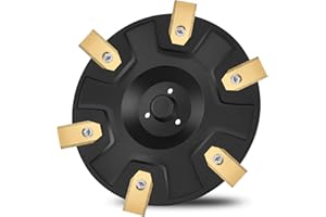 ASUNCELL Disque de Coupe renforcé + 6 Lames compatibles avec Segway Navimow i-Serie i105E, i108E et i110N Tondeuses Robotisées, Plateau de Coupe pour 6X Lames