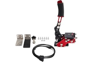 Bruce & Shark Logitech Frein à main USB avec base fixe pour jeu de course G29 pour PS4/PS5 & G29 et PC 64 bits Rouge [video game]