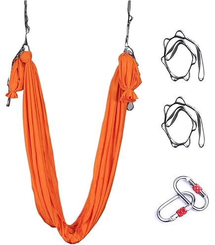 Amaca Per Yoga Aerea Gaorui - Set Seta, Antigravità, Per Flessibilità Ed Equilibrio - Foto 10