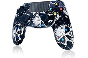 CHENGDAO Joystick Controller per PS4 Gaming Controller with Double Viration Compatible with Playstation 4/ Pro/Slim (Skull)