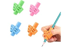 Rpanle Impugnature Matita, 4 Pezzi Scrittura Impugnatura per Bambini, Impugnatura Ergonomica Aiuto Scrittura Strumento Correzione Della Postura per Adulti (Multicolore)